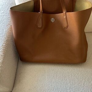Tory Burch Brown Leather Tote